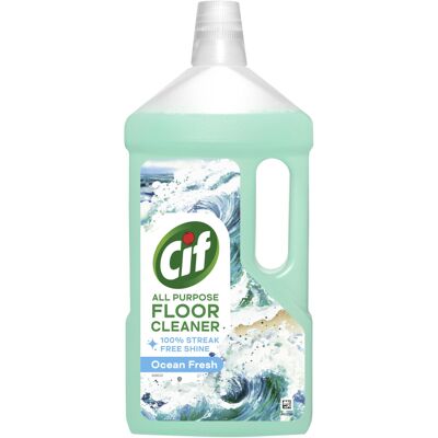 Cif Ocean Floor Cleaner against stubborn dirt for cleaning linoleum, vinyl and c Cif Ocean Floor Cleaner against stubborn dirt for cleaning linoleum, vinyl and c
