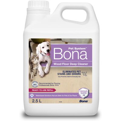 Bona Pet Wood Floor Deep Cleaner, Pet Stain and Odour Remover, Pet Friendly Wood Bona Pet Wood Floor Deep Cleaner, Pet Stain and Odour Remover, Pet Friendly Wood