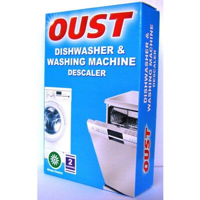 Oust Pack Of 2 Dishwasher & Washing Machine Deep Cleaning Descaler Oust Pack Of 2 Dishwasher & Washing Machine Deep Cleaning Descaler