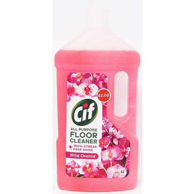 Cif Floor Cleaner Wild Orchid 950ml (Pack of 8) Cif Floor Cleaner Wild Orchid 950ml (Pack of 8)