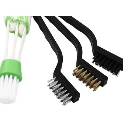 Unbranded 14Pc Car Detail Brush Set Cleaning Kit Unbranded 14Pc Car Detail Brush Set Cleaning Kit