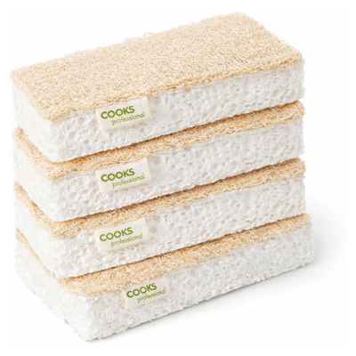 Cooks Professional Eco Sponge Scourers Multi Pack Cooks Professional Eco Sponge Scourers Multi Pack