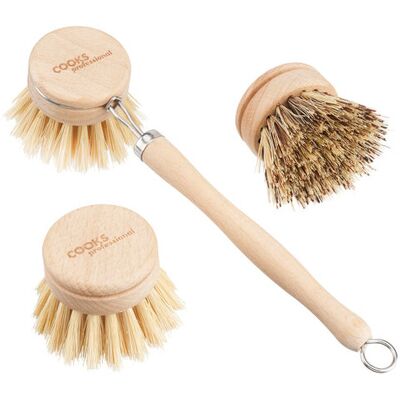 Cooks Professional Eco-Friendly Long Handled Washing Up Brush Cooks Professional Eco-Friendly Long Handled Washing Up Brush