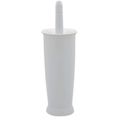 Addis Closed Toilet Brush Set, Plastic, White, 12.5 x 12.5 x 39 cm, 510284 Addis Closed Toilet Brush Set, Plastic, White, 12.5 x 12.5 x 39 cm, 510284