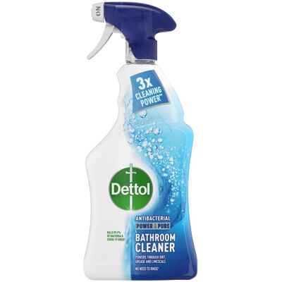 Dettol Spray Power & Pure Bathroom Cleaner 1ltr Dettol Spray Power & Pure Bathroom Cleaner 1ltr