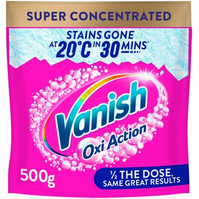 Vanish Stain Remover, Gold Oxi Action Powder Plus, Super Concentrated, 500g, Rem Vanish Stain Remover, Gold Oxi Action Powder Plus, Super Concentrated, 500g, Rem