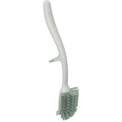 Joseph Joseph Edge Dish Washing up, Scrubbing Brush – Stone/Sage Green Joseph Joseph Edge Dish Washing up, Scrubbing Brush – Stone/Sage Green