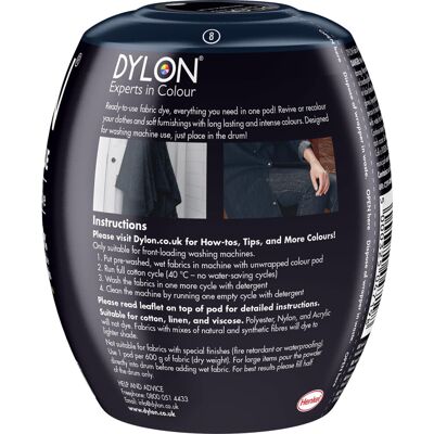 DYLON Washing Machine Fabric Dye Pod for Clothes Soft Furnishings 350 DYLON Washing Machine Fabric Dye Pod for Clothes Soft Furnishings 350