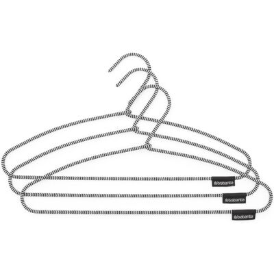 Brabantia - Clothes Hanger - Non-Skid Fabric Coating - Fabric Coat Hanger - Spac Brabantia - Clothes Hanger - Non-Skid Fabric Coating - Fabric Coat Hanger - Spac