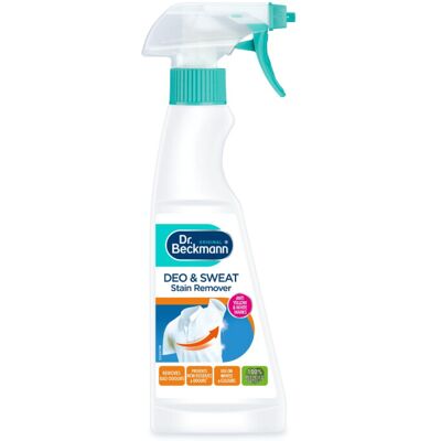 Dr. Beckmann Deo & Sweat Stain Remover Combats antisperspirant, yellow and whi Dr. Beckmann Deo & Sweat Stain Remover Combats antisperspirant, yellow and whi
