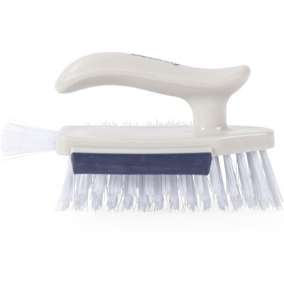 Beldray 4-in-1 Bathroom Buddy ? Multipurpose Deep Clean Scrubbing Brush, V-Shape Beldray 4-in-1 Bathroom Buddy ? Multipurpose Deep Clean Scrubbing Brush, V-Shape