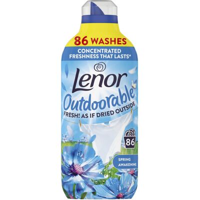 Lenor Outdoorable Fabric Conditioner 86 Washes, 1.204l, Spring Awakening, Ultra Lenor Outdoorable Fabric Conditioner 86 Washes, 1.204l, Spring Awakening, Ultra
