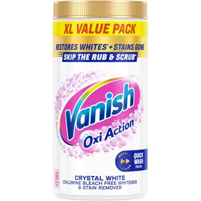 Vanish Gold Crystal White Stain Remover Powder, 1.9kg, Oxi Action for Vanish Gold Crystal White Stain Remover Powder, 1.9kg, Oxi Action for