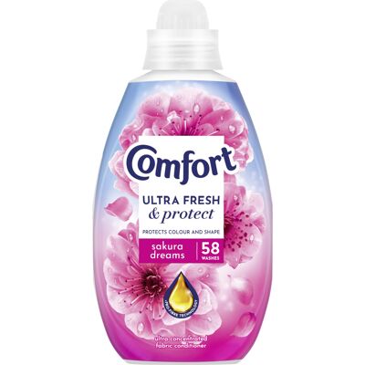 Comfort Ultra Fresh Fabric Conditioner Sakura Dreams, 58 Washes (870 ml) – Infus Comfort Ultra Fresh Fabric Conditioner Sakura Dreams, 58 Washes (870 ml) – Infus