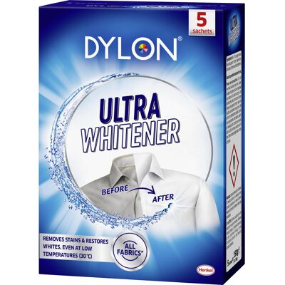 Dylon Ultra Whitener, Whitens and Revives White Laundry, Removes Stains, for all Dylon Ultra Whitener, Whitens and Revives White Laundry, Removes Stains, for all