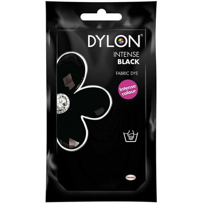 Velvet Black 12 Dylon Hand Dye Die 50g Clothes Fabric Dye Velvet Black 12 Dylon Hand Dye Die 50g Clothes Fabric Dye