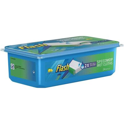 24 Pack Flash Speed mop Hygiene Mop Refill Wet Cloths Refills Wild 24 Pack Flash Speed mop Hygiene Mop Refill Wet Cloths Refills Wild