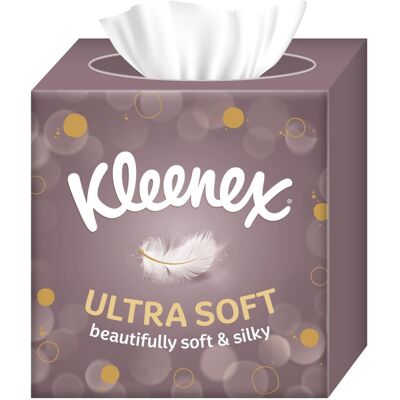 Kleenex Ultra Soft Facial Tissues Single Cube Box Kleenex Ultra Soft Facial Tissues Single Cube Box