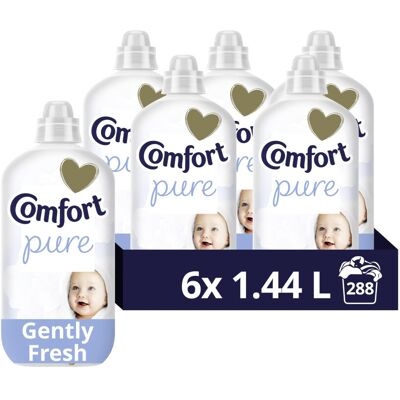 Comfort Pure Fabric Conditioner Dermatologist-Recommended and Hypoallergenic wit Comfort Pure Fabric Conditioner Dermatologist-Recommended and Hypoallergenic wit
