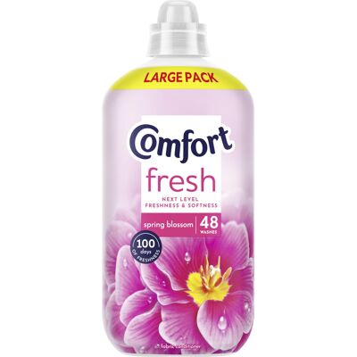 Comfort Fresh Spring Blossom Fabric Conditioner Softener with Motion-Activated F Comfort Fresh Spring Blossom Fabric Conditioner Softener with Motion-Activated F