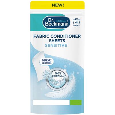 Dr. Beckmann Fabric Conditioner Sheets Sensitive No mess Convenient and pre- Dr. Beckmann Fabric Conditioner Sheets Sensitive No mess Convenient and pre-