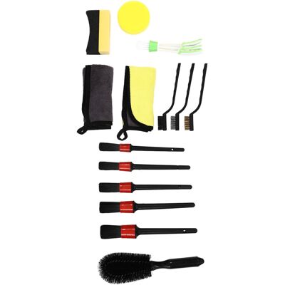 Unbranded Complete 14 Piece Auto Detail Brush Set Unbranded Complete 14 Piece Auto Detail Brush Set