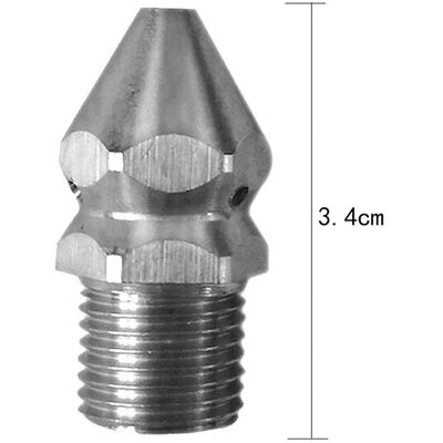 Unbranded Rustproof Drain Cleaning Nozzle 250bar Unbranded Rustproof Drain Cleaning Nozzle 250bar