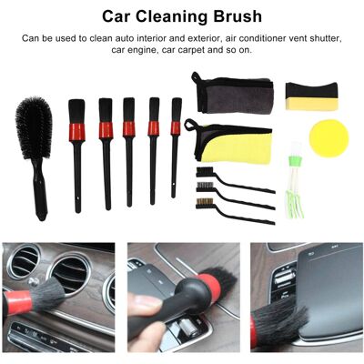 Unbranded 14Pcs Car Detail Brush & Towel Kit Set Unbranded 14Pcs Car Detail Brush & Towel Kit Set