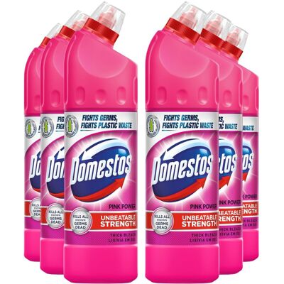 Domestos Thick Bleach Pink Power Multi-Purpose Disinfectant Anti-Bacterial Surfa Domestos Thick Bleach Pink Power Multi-Purpose Disinfectant Anti-Bacterial Surfa
