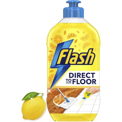 Flash Direct to Floor Fresh Lemon Zest All Purpose Floor Cleaner 800ML Flash Direct to Floor Fresh Lemon Zest All Purpose Floor Cleaner 800ML