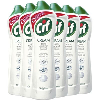 Cif Original Cream Multipurpose Surface Cleaner enriched with a fresh, ocean sce Cif Original Cream Multipurpose Surface Cleaner enriched with a fresh, ocean sce