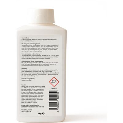 Epished Powerful Drain Cleaner Unblocker – 1KG Caustic Soda Crystals Heavy D Epished Powerful Drain Cleaner Unblocker – 1KG Caustic Soda Crystals Heavy D