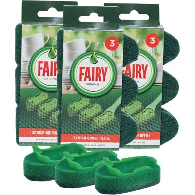 Addis Fairy Soap Dispensing Non Scratch Sponge Scourer Dish Brush Addis Fairy Soap Dispensing Non Scratch Sponge Scourer Dish Brush