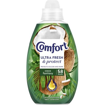 Comfort Ultra Fresh Fabric Conditioner Coco Fantasy, 58 Washes (870 Comfort Ultra Fresh Fabric Conditioner Coco Fantasy, 58 Washes (870