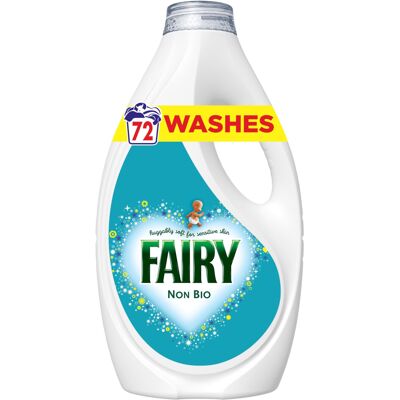 Fairy Non Bio Washing Liquid Laundry Detergent, 72 Washes 2.232l, Fairy Non Bio Washing Liquid Laundry Detergent, 72 Washes 2.232l,