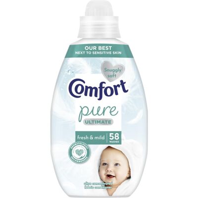 Comfort Pure Ultimate Fresh & Mild Ultra Concentrated Fabric Conditioner Dermato Comfort Pure Ultimate Fresh & Mild Ultra Concentrated Fabric Conditioner Dermato