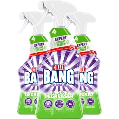 Cillit Bang Powerful Degreaser Spray 750ml Pack of 3 Removes Food Stains, Cillit Bang Powerful Degreaser Spray 750ml Pack of 3 Removes Food Stains,