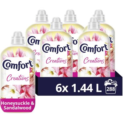 Comfort Creations Honeysuckle & Sandalwood Fabric Conditioner with Comfort Creations Honeysuckle & Sandalwood Fabric Conditioner with