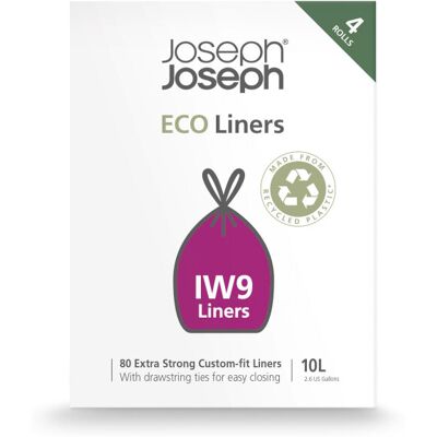 Joseph Joseph Eco IW9 Recycled Bin Liners, Kitchen/Bathroom Waste Joseph Joseph Eco IW9 Recycled Bin Liners, Kitchen/Bathroom Waste