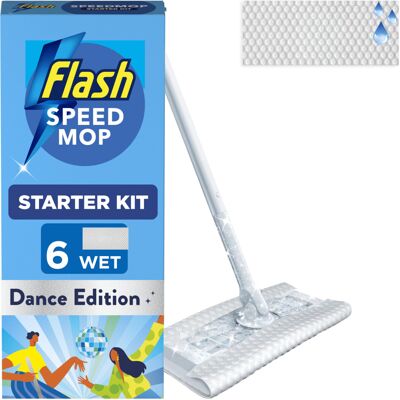 Flash Speedmop Wet Mop Floor Cleaner Starter Kit For Cleaning Floors, Flash Speedmop Wet Mop Floor Cleaner Starter Kit For Cleaning Floors,