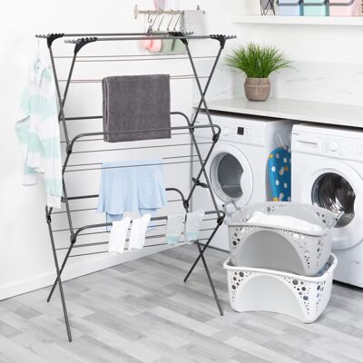 Minky Premium Sure Grip Extra Wide 3 Tier Airer, indoor airer, Clothes drying, S Minky Premium Sure Grip Extra Wide 3 Tier Airer, indoor airer, Clothes drying, S