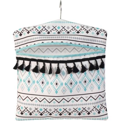 Beldray Aztec Peg Bag - Washing Line Hanger - Pegs Storage Sack Beldray Aztec Peg Bag - Washing Line Hanger - Pegs Storage Sack