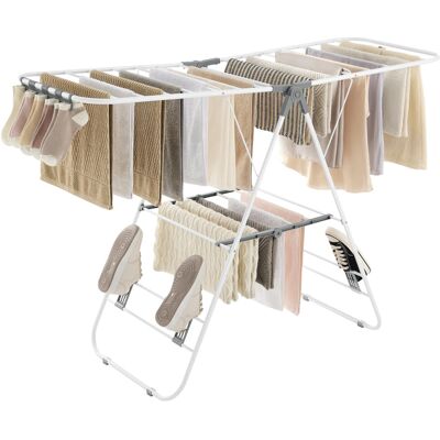 SONGMICS Clothes Airer - Foldable Clothes Drying Rack SONGMICS Clothes Airer - Foldable Clothes Drying Rack