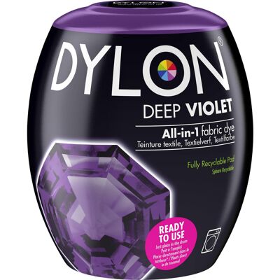 DYLON Washing Machine Fabric Dye Pod for Clothes & Soft Furnishings, 350g – Deep DYLON Washing Machine Fabric Dye Pod for Clothes & Soft Furnishings, 350g – Deep