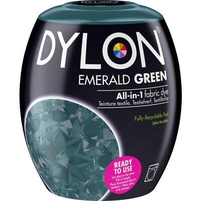 DYLON Washing Machine Fabric Dye Pod for Clothes & Soft Furnishings, 350g – Emer DYLON Washing Machine Fabric Dye Pod for Clothes & Soft Furnishings, 350g – Emer