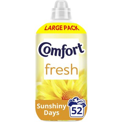 Comfort Fresh Sunshiny Days Fabric Conditioner, 52 washes (1.56 L) Comfort Fresh Sunshiny Days Fabric Conditioner, 52 washes (1.56 L)