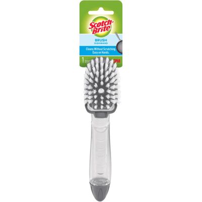3M Scotch-Brite 750-4 Non-Scratch Dish Brush, Ergonomic Handle, Plastic 3M Scotch-Brite 750-4 Non-Scratch Dish Brush, Ergonomic Handle, Plastic