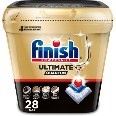 Finish Ultimate Dishwasher Detergent- 28 Count - With CycleSync Technology - Dis Finish Ultimate Dishwasher Detergent- 28 Count - With CycleSync Technology - Dis