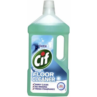 Cif Ocean Floor Cleaner against stubborn dirt for cleaning linoleum, vinyl and c Cif Ocean Floor Cleaner against stubborn dirt for cleaning linoleum, vinyl and c