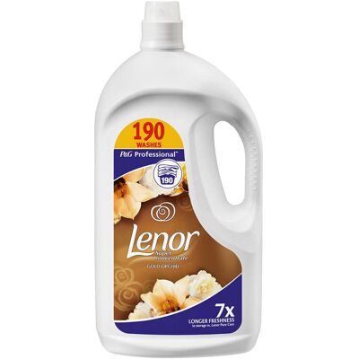 Lenor Super Concentrate Gold Orchid Fabric Conditioner 190 Washes 3.8L (1) Lenor Super Concentrate Gold Orchid Fabric Conditioner 190 Washes 3.8L (1)